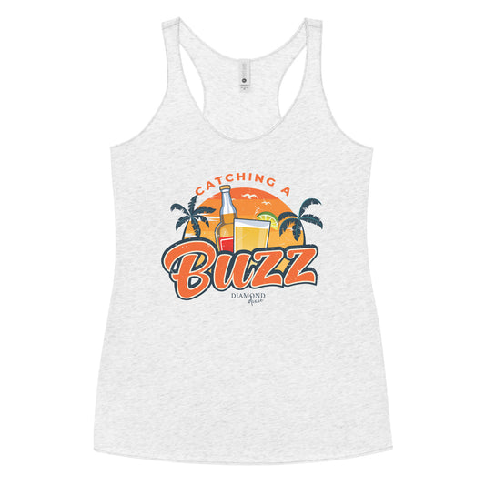 DIAMOND DIXIE CATCHING A BUZZ WOMEN'S RACERBACK TANK