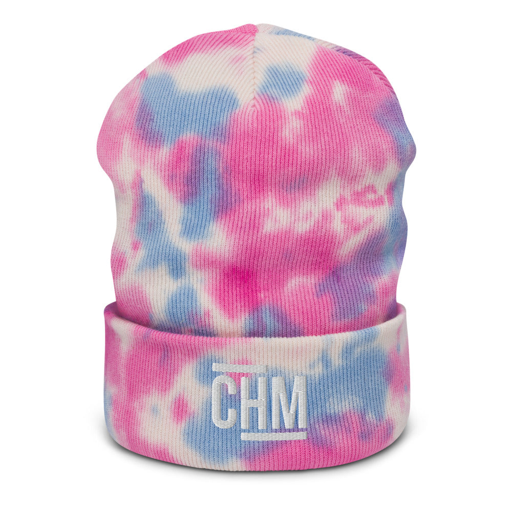 CARING HEARTS INITIALS LOGO TIE DYE BEANIE (MORE COLORS)