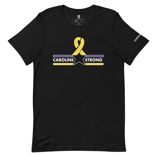 CAROLINE STRONG WHITE OUTLINE LOGO T-SHIRT (MORE COLORS)