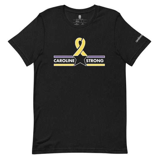 CAROLINE STRONG WHITE OUTLINE LOGO T-SHIRT (MORE COLORS)