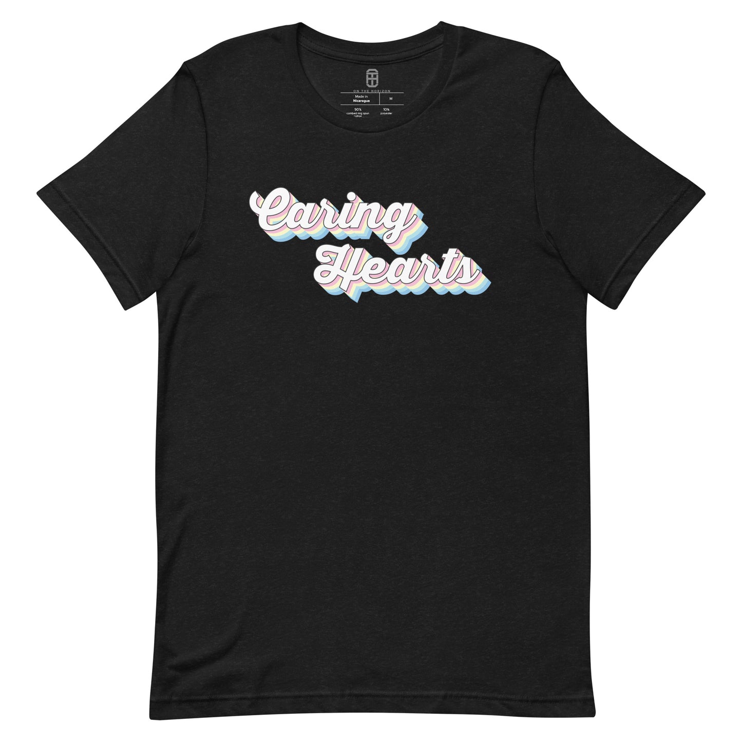 CARING HEARTS RAINBOW LOGO T-SHIRT (MORE COLORS)