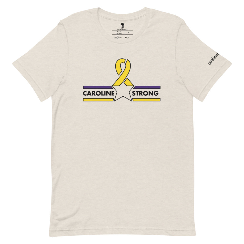 CAROLINE STRONG BLACK OUTLINE LOGO T-SHIRT (MORE COLORS)