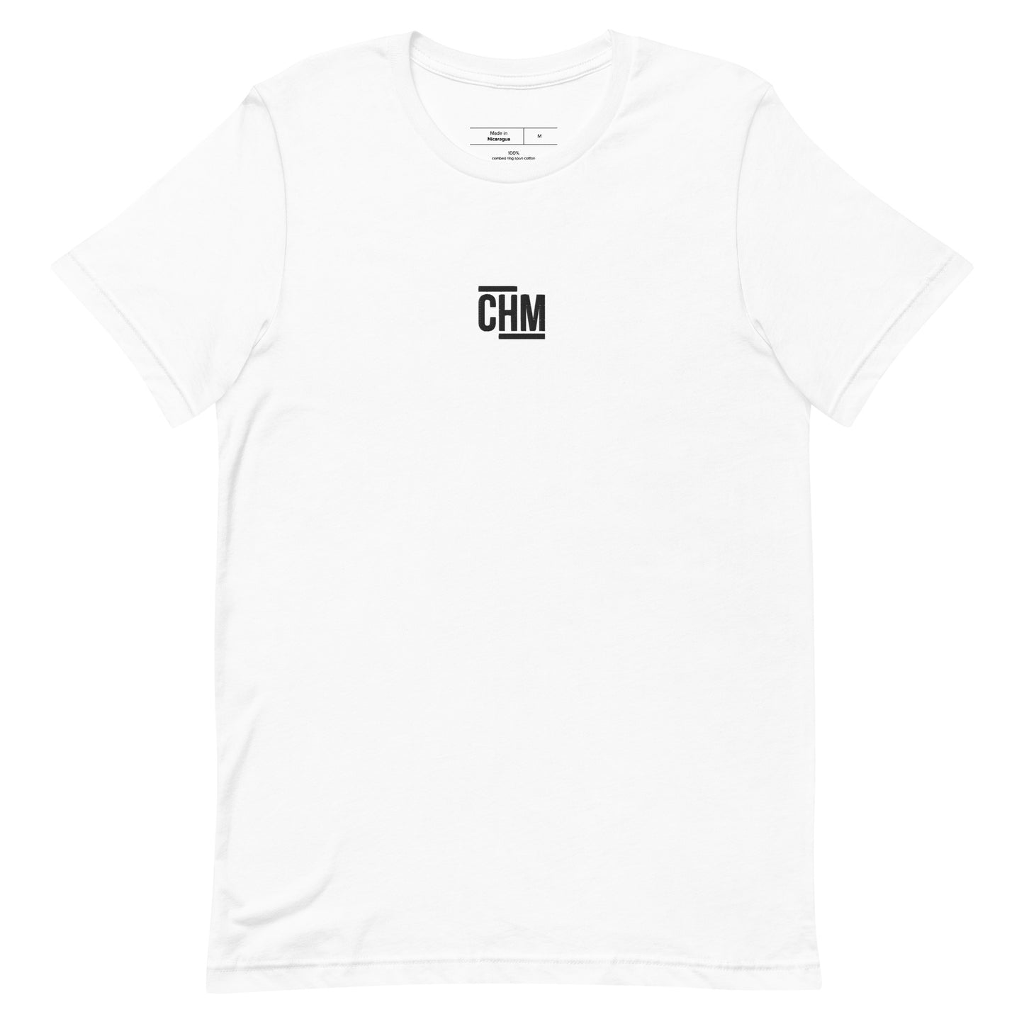CARING HEARTS BLACK INITIALS EMBROIDERY LOGO T-SHIRT (MORE COLORS)