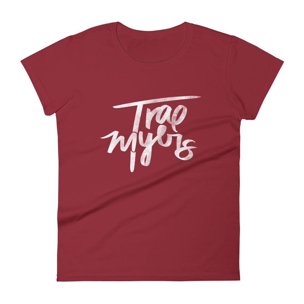 TRAE MYERS FULL NAME WOMEN'S T-SHIRT (MORE COLORS)