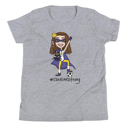 CAROLINE STRONG SUPERHERO YOUTH T-SHIRT (MORE COLORS)