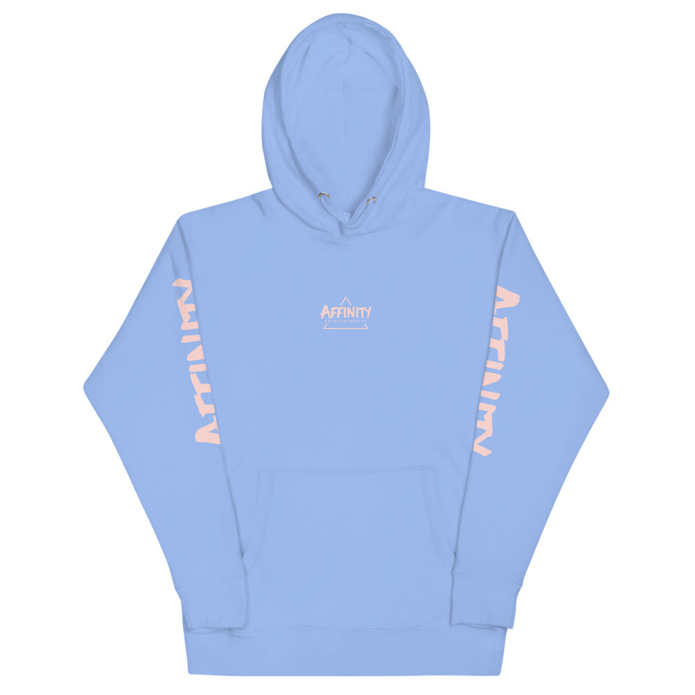 AFFINITY ENTERTAINMENT PINK LOGOS HOODIE (MORE COLORS)