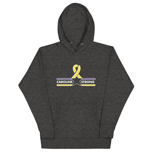 CAROLINE STRONG WHITE OUTLINE LOGO HOODIE (MORE COLORS)
